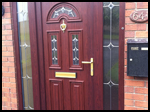 Rosewood uPVC Front Door