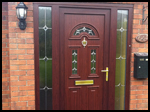 Rosewood uPVC Front Door