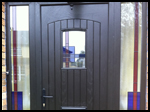 Black Composite Front Door