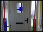 White Composite Front Door