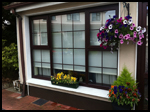 Georgian Rosewood uPVC Window