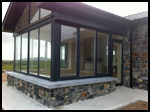 Grey uPVC sunroom