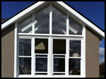 White uPVC sash windows?