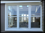 White uPVC sash windows?