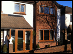 Light Oak uPVC Windows and Front Porch